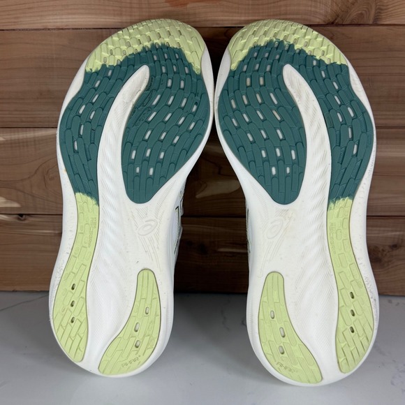 Asics Gel-Nimbus 26 White Lime Green Running Shoes FF Blast+ PureGEL Mens 10.5 main image 7